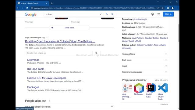 How to download and install eclipse 2022-03 with java-18 on windows 10 | Updated 2022 смотреть онлайн