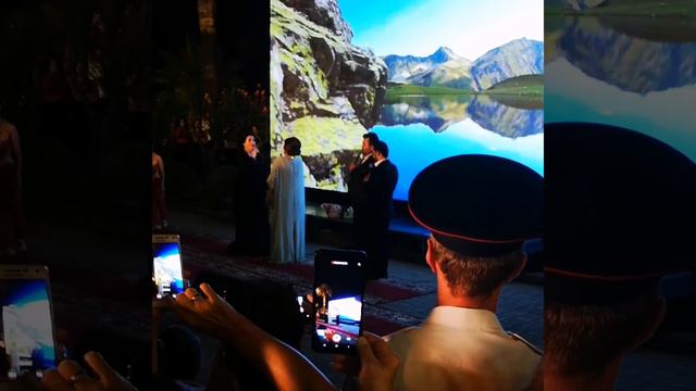 Хибла Герзмава и Вероника Джиоева. Фрагмент выступления в Сухуме 26.08.22