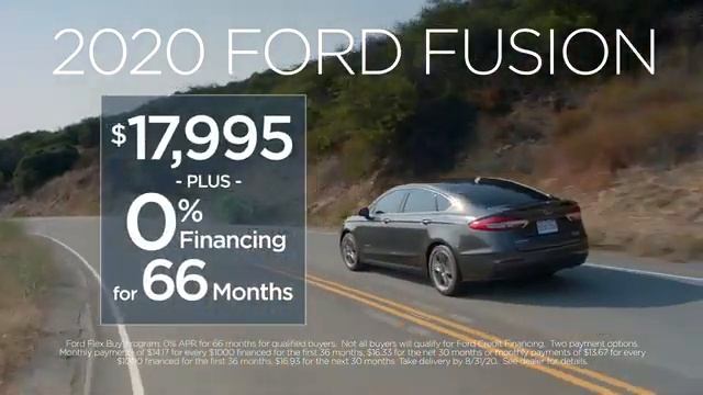 2020 Ford Fusion for $17,995 PLUS 0% for 66 months at Currie Motors Ford of Valpo смотреть онлайн