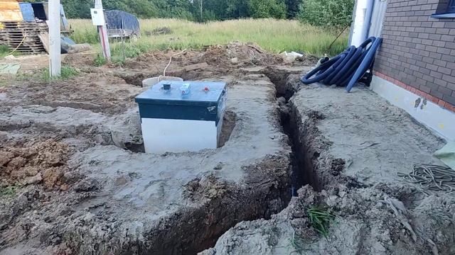Дренаж участка вокруг дома . Ярославская область, д. Алексеевское, часть 1 смотреть онлайн