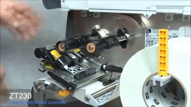 How to load a Zebra ZT 230 Label Printer смотреть онлайн