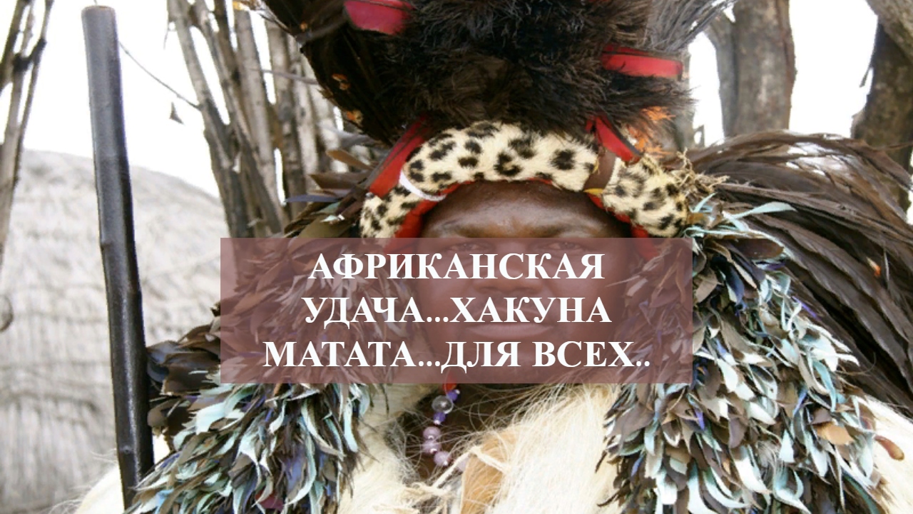 АФРИКАНСКАЯ УДАЧА...ХАКУНА МАТАТА...ДЛЯ ВСЕХ...mp4 смотреть онлайн