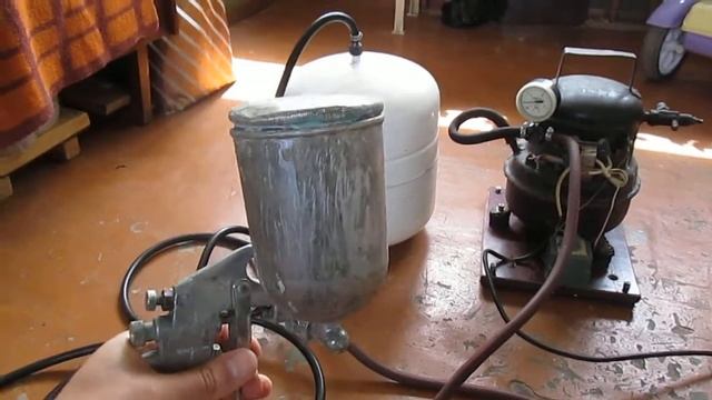 самодельный компрессор для покраски краскапультом смотреть онлайн