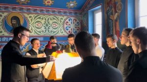 «Душе моя, душе моя, востани, что спиши? конец приближается...». Хор студентів ВДС.