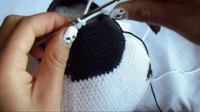 oso panda amigurumi (personalizado con "TE AMO") | How to make a crochet amigurumi panda - tutorial смотреть онлайн