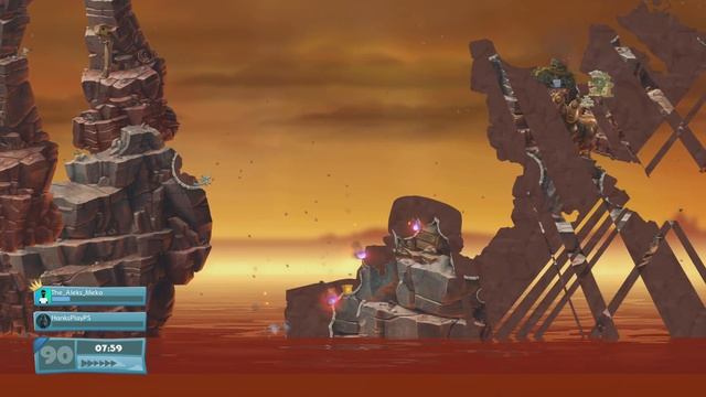 НОСТАЛЬГИЧЕСКАЯ ЗАВАРУШКА 2. Реванш! | Worms W.M.D на Play Station 5