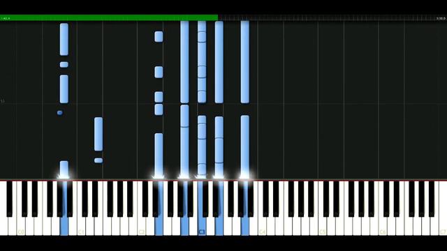 Santana - The sensitive kind [Piano Tutorial] Synthesia | passkeypiano смотреть онлайн