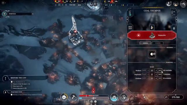 Frostpunk Playthrough - The Fall of Winterhome Ep.1 (Medium Difficulty) смотреть онлайн