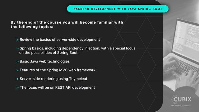 Backend development with Java Spring boot смотреть онлайн