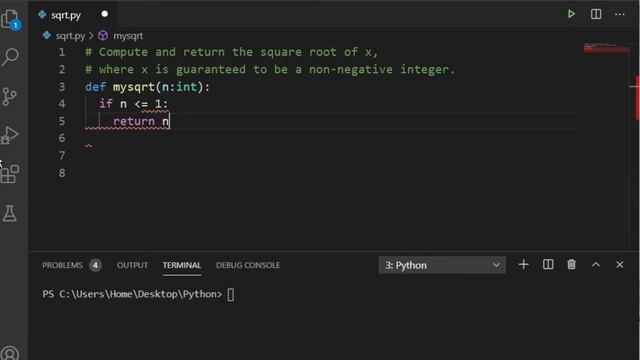Implement square root of x | leetcode coding interview problem solution | HINDI смотреть онлайн