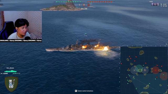Aku Cobain World of Warships PERANG ANTAR KAPAL! смотреть онлайн