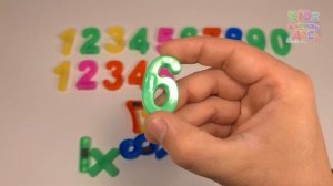 First Classroom Magnetic Numbers & Simbols Learn and Count from 1 to 10 | Kids Rainbow ABC