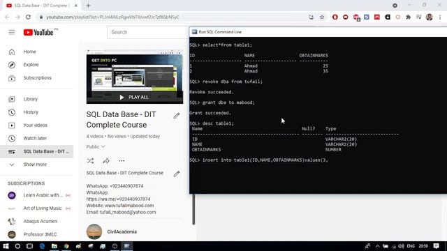 Lecture 5 - Create, Modify and Update Table in SQL смотреть онлайн