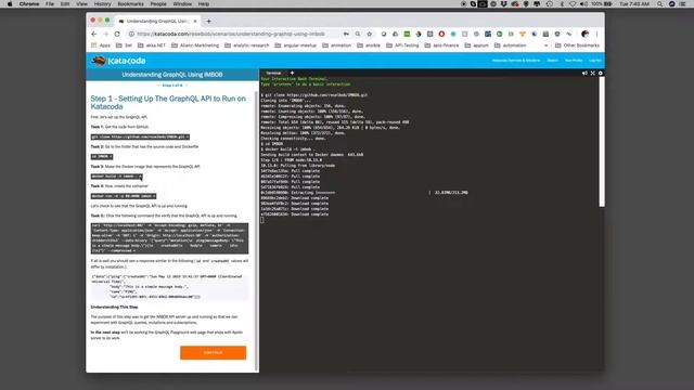 Learning GraphQL on Katacoda: Step 1 - Setting Up The GraphQL API to Run on Katacoda смотреть онлайн