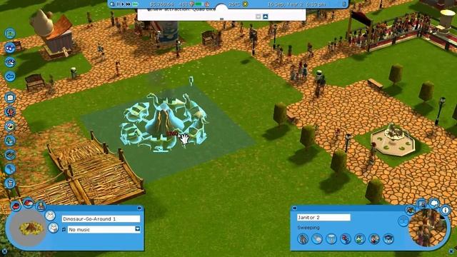 Let's Play Roller Coaster Tycoon 3 - 3 - SUPER AWESOME DINOSAUR RIDE (Gameplay/Commentary) смотреть онлайн