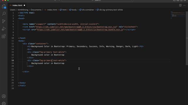 Bootstrap #3: Background color смотреть онлайн