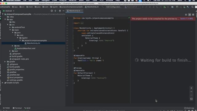 #1 Create a new project supported Android Jetpack Compose - Android Kotlin смотреть онлайн