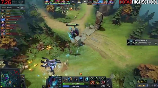 MIRACLE Slark Against Pro Terrorblade Epic Battle Carry Late Game 7.26 Dota 2 смотреть онлайн