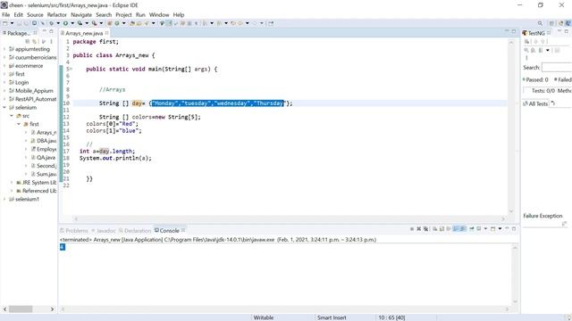 Java Programming Tutorial- Part 10- Arrays смотреть онлайн
