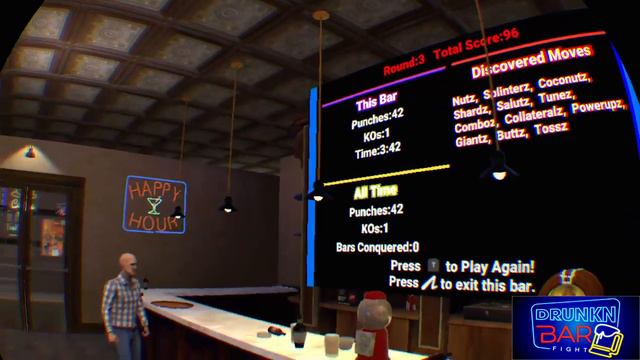 Разговариваю с однокласником и играю в VR DRUNKIN BAR смотреть онлайн