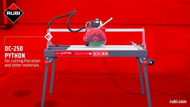 Rubi DC 250 PYTHON Electric Tile Cutter - Available from buybrandtools.com - Rubi 56939 смотреть онлайн