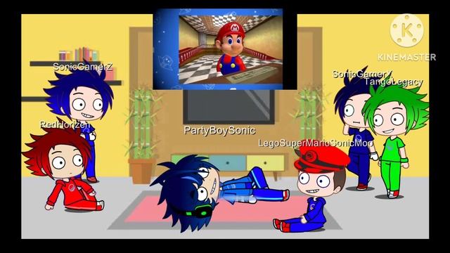 MY FRIENDS REACT MARIO REACT TO NINTENDO MEME(Gacha Club) смотреть онлайн