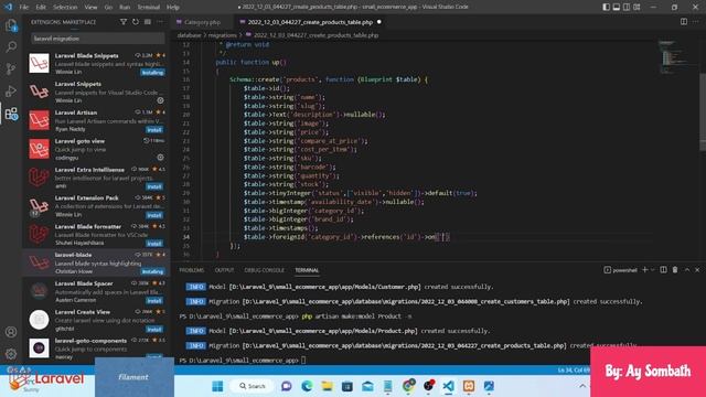 Laravel 9 + Filament Create Model Migration and Relationship Model (Episode 3) смотреть онлайн
