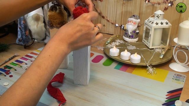 Снеговики из бруска. Поделки Лесовичка - Выпуск № 2 смотреть онлайн