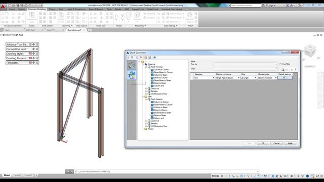 Advance Steel - Customizing and Using Quick Connection смотреть онлайн