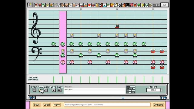 Need for Speed Underground 2 Java - Theme (Super Mario Paint) смотреть онлайн