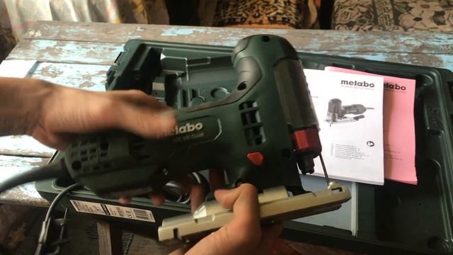 Metabo STE 100 QUICK, обзор электролобзика. смотреть онлайн