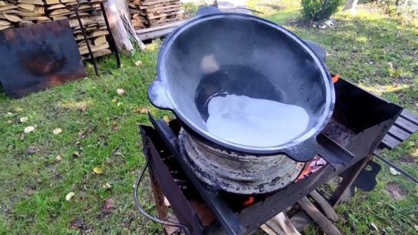 ПРАВИЛЬНЫЙ ОБЖИГ КАЗАНА!!!!!