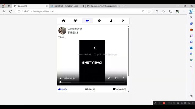 Make a Social Media Website Using HTML CSS JS & Firebase || Overview of project смотреть онлайн