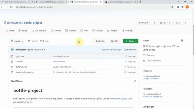 Arduino RFID Database Security System: Create the application that would interact with the database смотреть онлайн