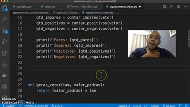 Semana 6: #31 - VETOR Prática Python List P2 смотреть онлайн