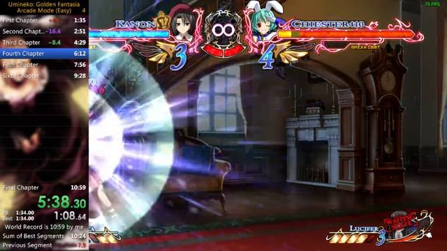 Umineko: Golden Fantasia Arcade Mode (Easy) - 10:48 смотреть онлайн