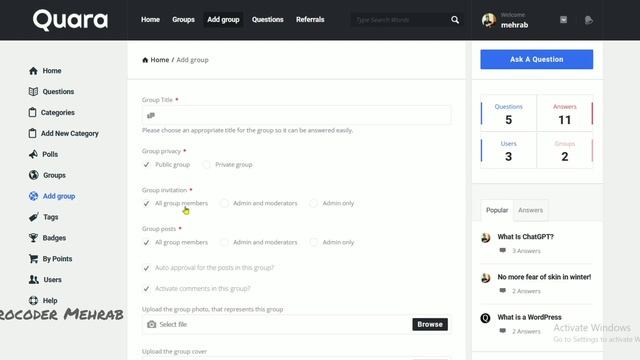 Question & Answer Website Design With WordPress | Q&A, Forum Website Like Quora | Procoder Mehrab смотреть онлайн
