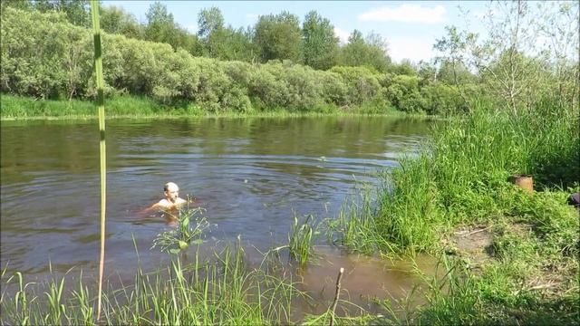 Отдохнул на берегу речки,искупался смотреть онлайн