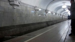 станция метро Комсомольская и парад поездов 12 мая 2018