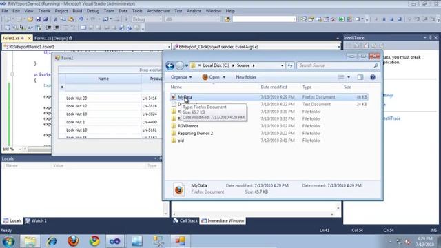Exporting to HTML with RadGridView for WinForms смотреть онлайн