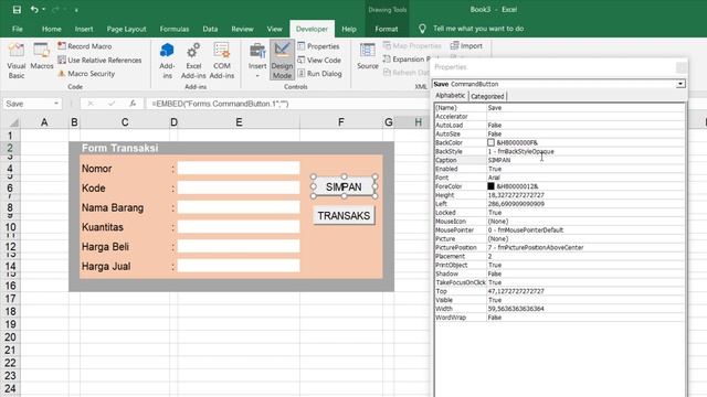 Membuat Form Input Data dengan Macro VBA di Excel смотреть онлайн