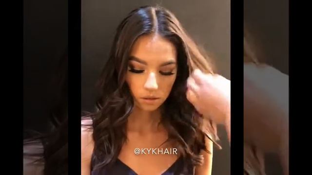 How-To Glamour Waves by @kykhair using Silver Bullet Fastlane Titanium Rose Gold Curling Iron смотреть онлайн