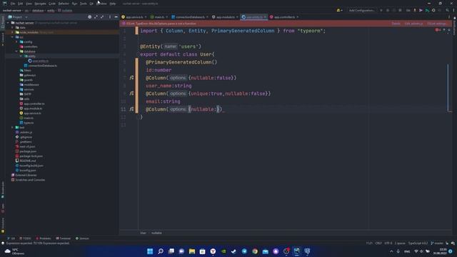 Разработка мессенджера "RuChat" / #18 / Подключаем базу данных к Nest js смотреть онлайн