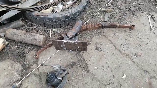 Начало постройки нового вездехода-караката на рессорах. смотреть онлайн