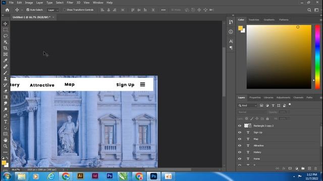 Create PRO UI Designs in Photoshop // best design 2022 // tech figure // photoshop tutorial // смотреть онлайн