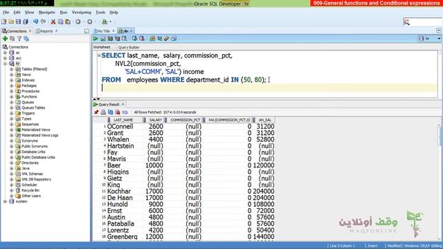 Oracle developer g11- 9- General Functions and Conditional Expressions смотреть онлайн