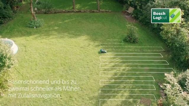 Газонокосилка робот Bosch Indego 350 смотреть онлайн