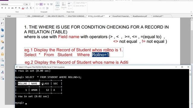 Class 11 12 CS & IP Revision of MySQL Command смотреть онлайн