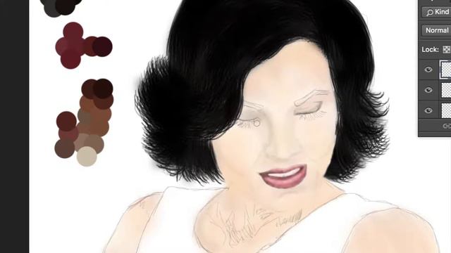 Regina Mills | Lana Parrilla | Speed Digital Drawing