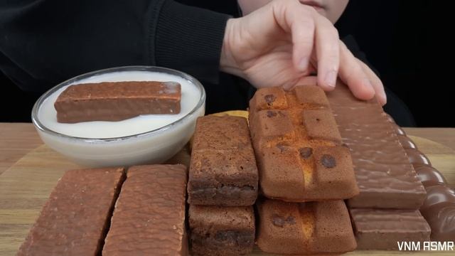 ASMR Milka Chocolate *Peanut Caramel Bar, Brownies, Cookies, Chocolate Cake, & Choco Wafer Bars смотреть онлайн